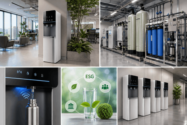 บริการติดตั้งตู้ทำน้ำดื่มแบบครบวงจร (Turnkey Water Dispenser Project) สำหรับอาคารสำนักงานและโรงงานยุค ESG