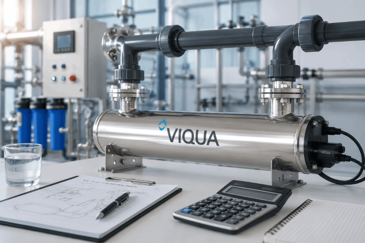 วิธีเลือกสเปก UV Viqua ให้เหมาะกับ Flow Rate และ UVT โดยวิศวกร